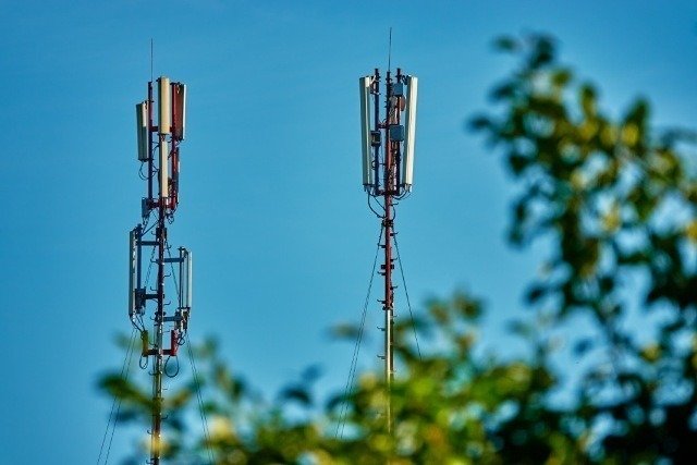 Telecom tower of Virgin Media O2